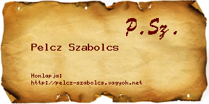 Pelcz Szabolcs névjegykártya